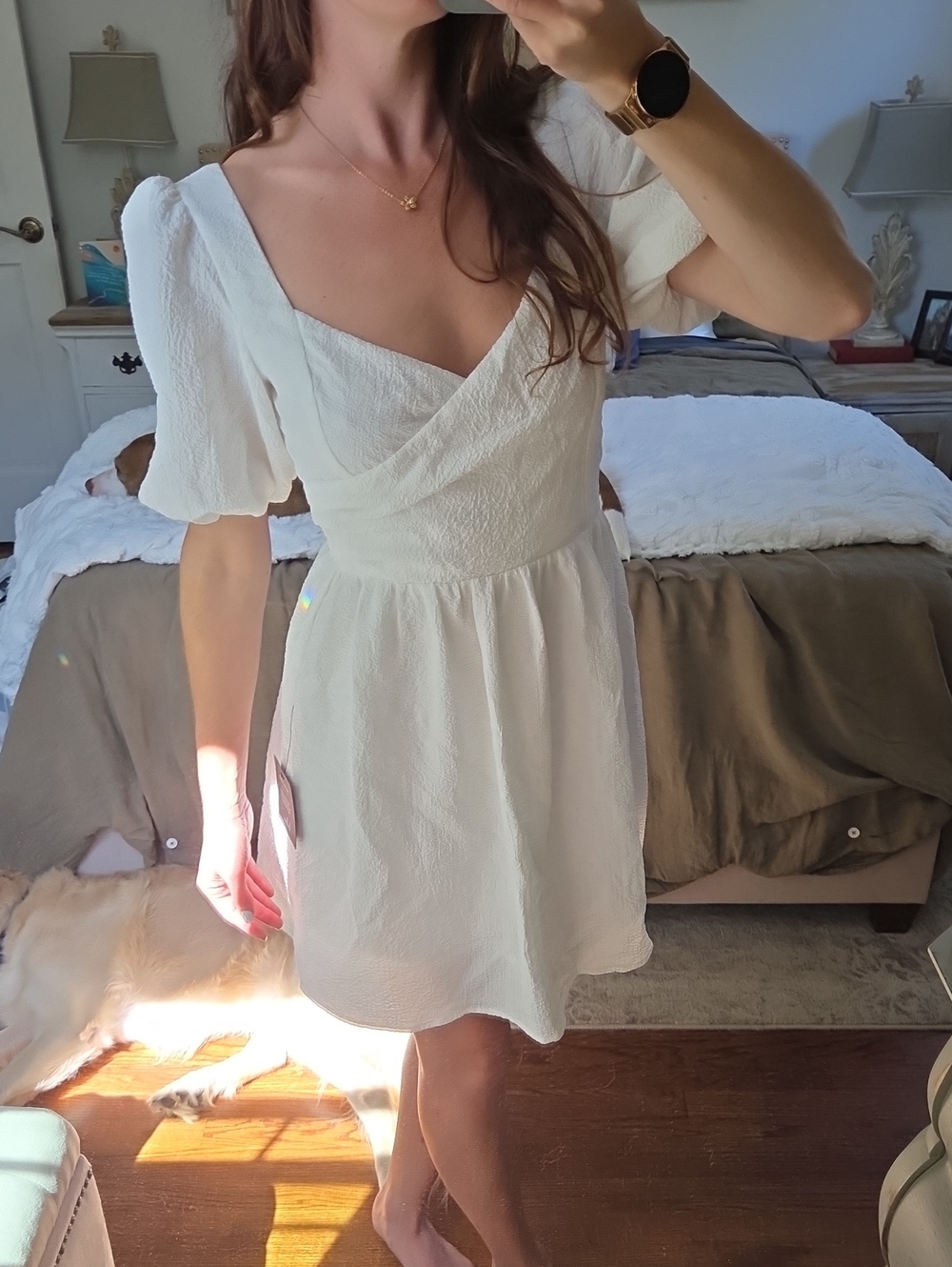 BNWT LuLus White Dress